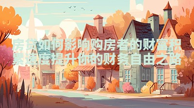 房贷如何影响购房者的财富积累速度提升你的财务自由之路