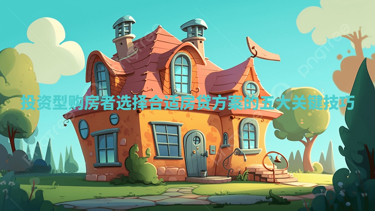 投资型购房者选择合适房贷方案的五大关键技巧 投资型购房者选择合适房贷方案的五大关键技巧